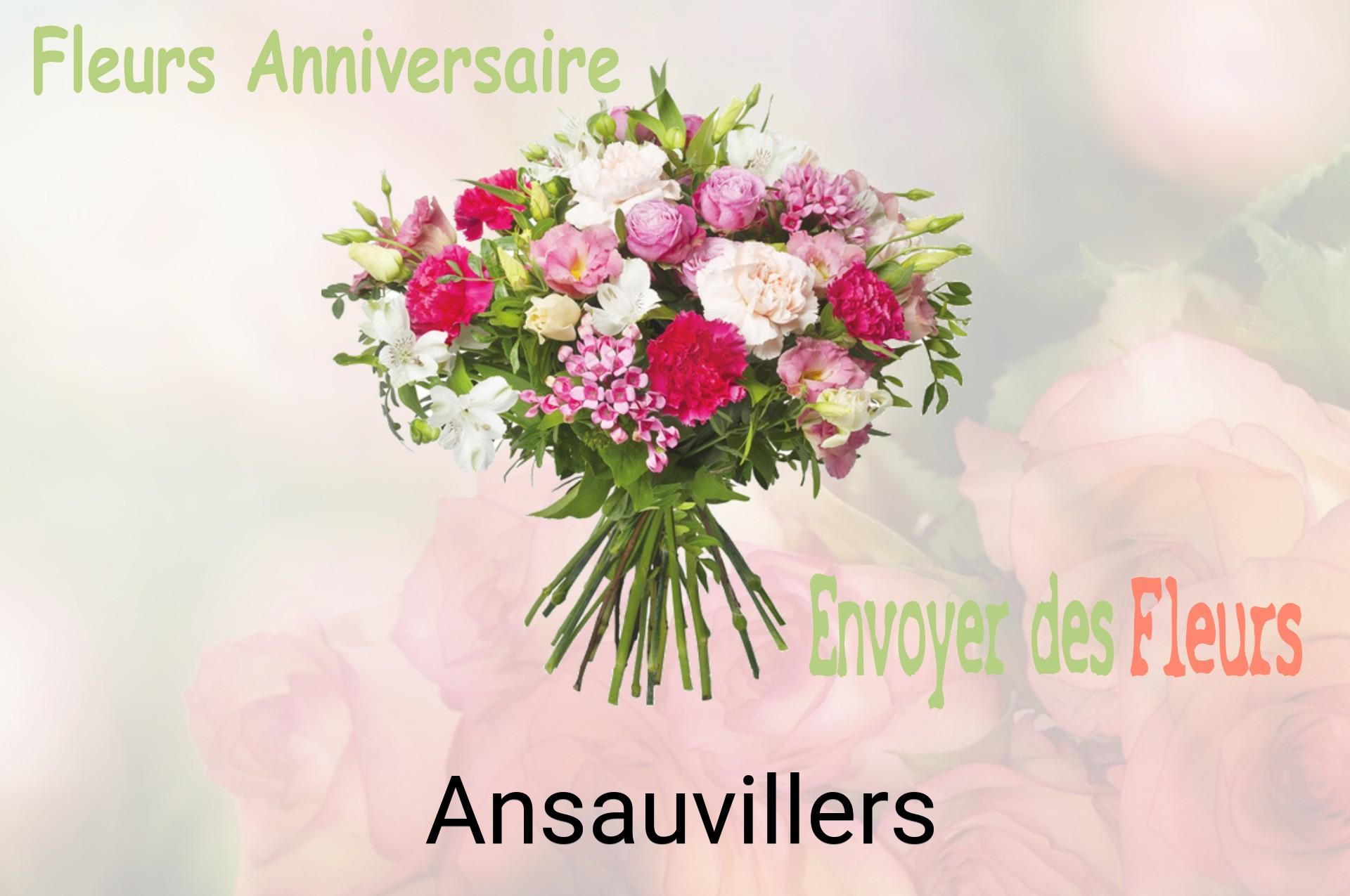 Bouquet de fleurs d’anniversaire livré à Ansauvillers